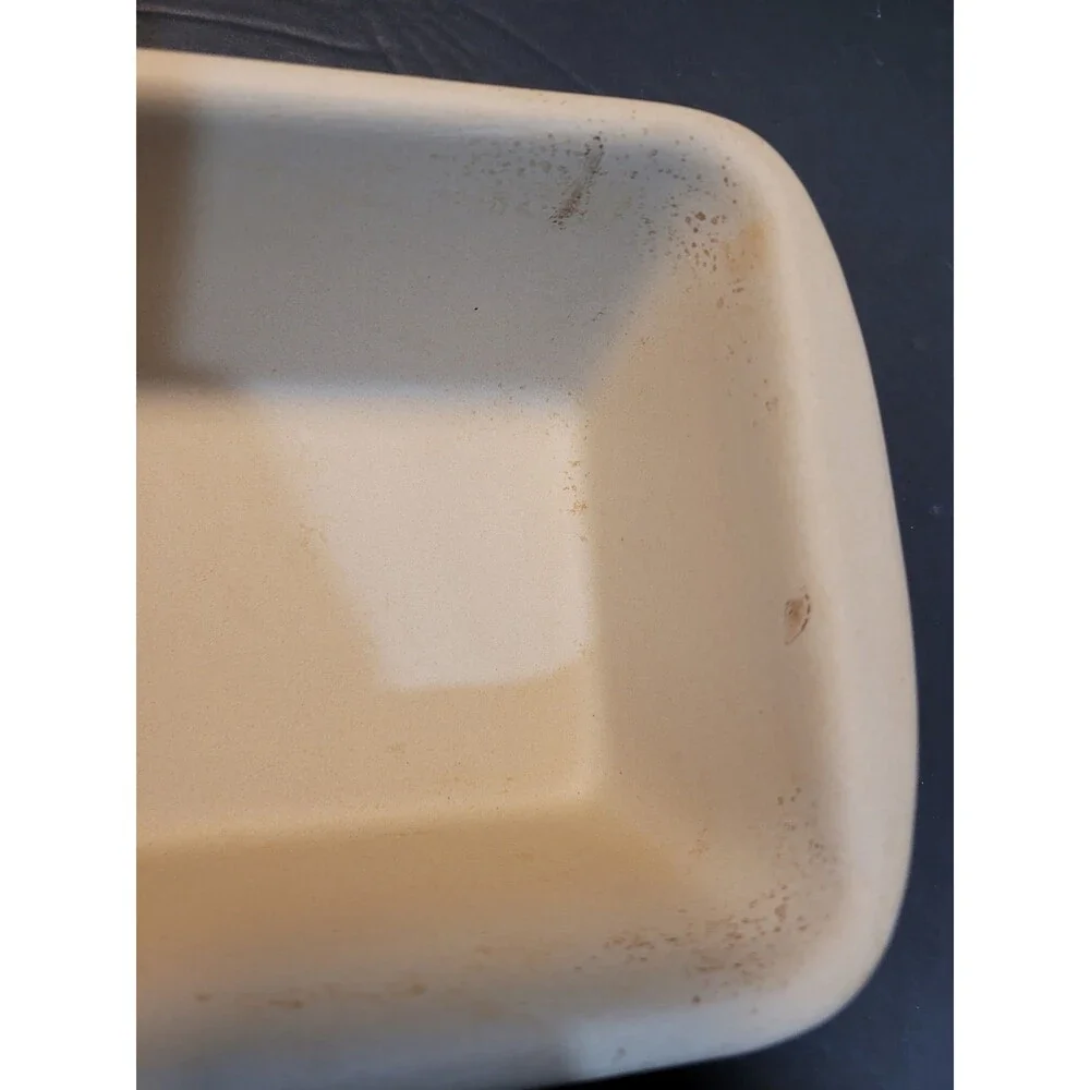 Pampered Chef Family Heritage Stoneware Loaf Pan 9x5 Unglazed #930 Vintage